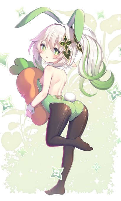 バニーナヒーダちゃん🍀🐇
#原神 #ナヒーダ 
