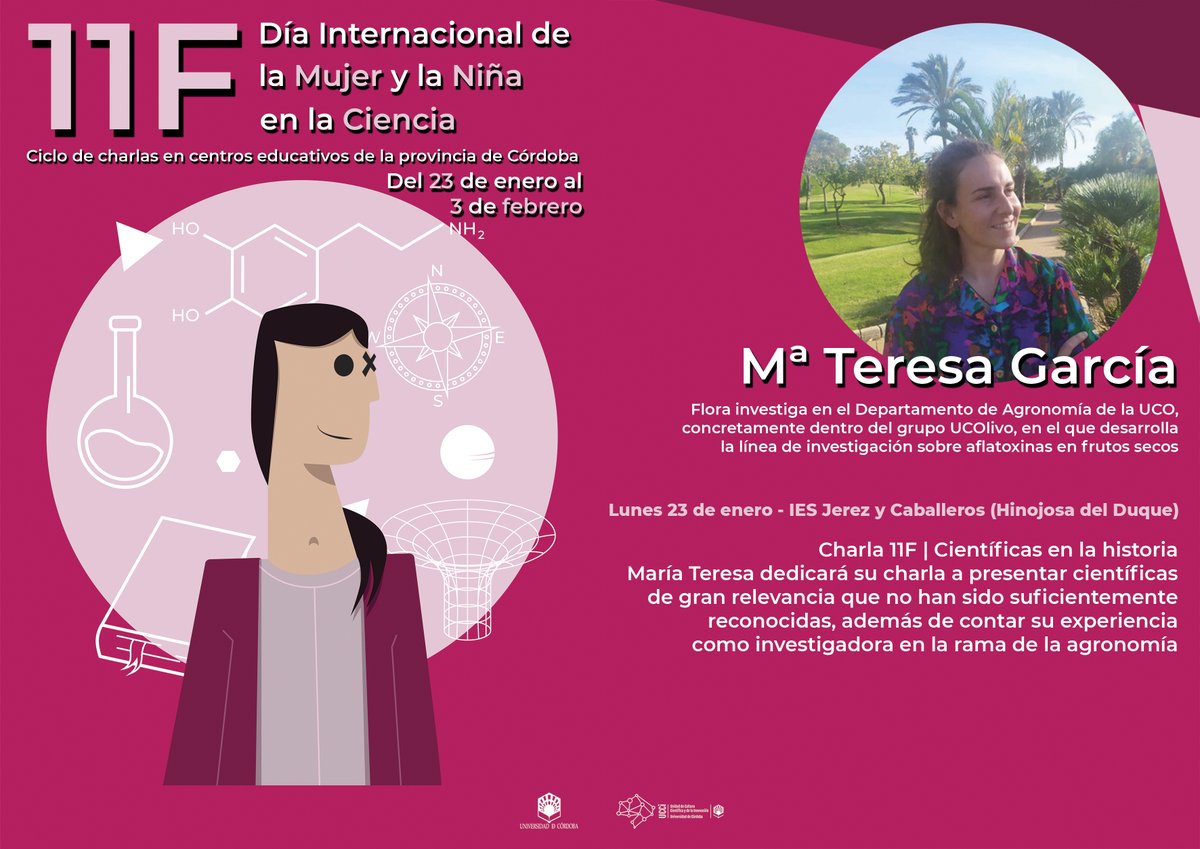 CordobaCiencia's tweet image. 👩‍🔬Flora Moreno de @AgronomiaUCO en IES Miguel de Cervantes en Lucena 
 
👩‍🔬 @garlopTer de @AgronomiaUCO en IES Jerez y Caballero de Hinojosa del Duque 🌿🌿🌿