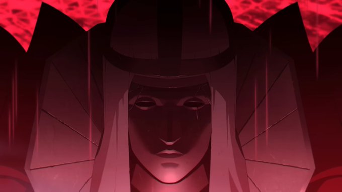 そして、黒い球体の内部にいるコレは一体何者なのか
外見的には王や将軍のようにも見えますが…
中からクロコが出てきたり(背後から出てきたようにも見える)、ライディング中のシロコ(左端に自転車がっ転がっている)の前に現れたりとやたらシロコとの接点があります 