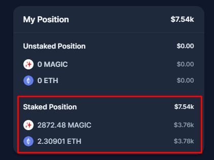 Merlin_arbitrum's tweet image. Our magic-eth LP is growing... this is the value of our treasury with only 50k marketcap

🧙🏼‍♂️🪄✨ The spell is easy, hold $merlin earn $Magic in #Arbitrum