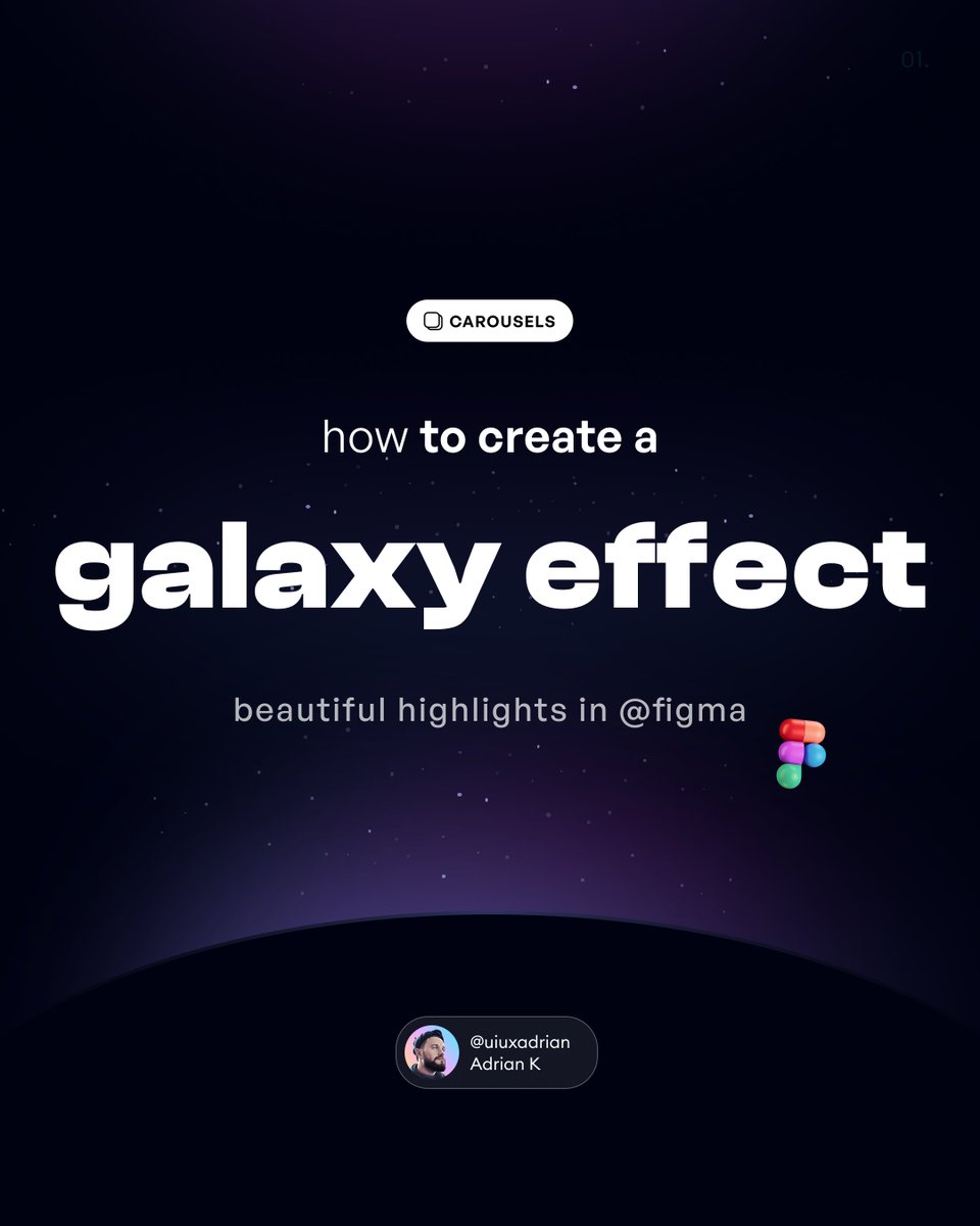 Tutorial Thread 👇

How to create a beautiful galaxy highlight effect in figma ✨