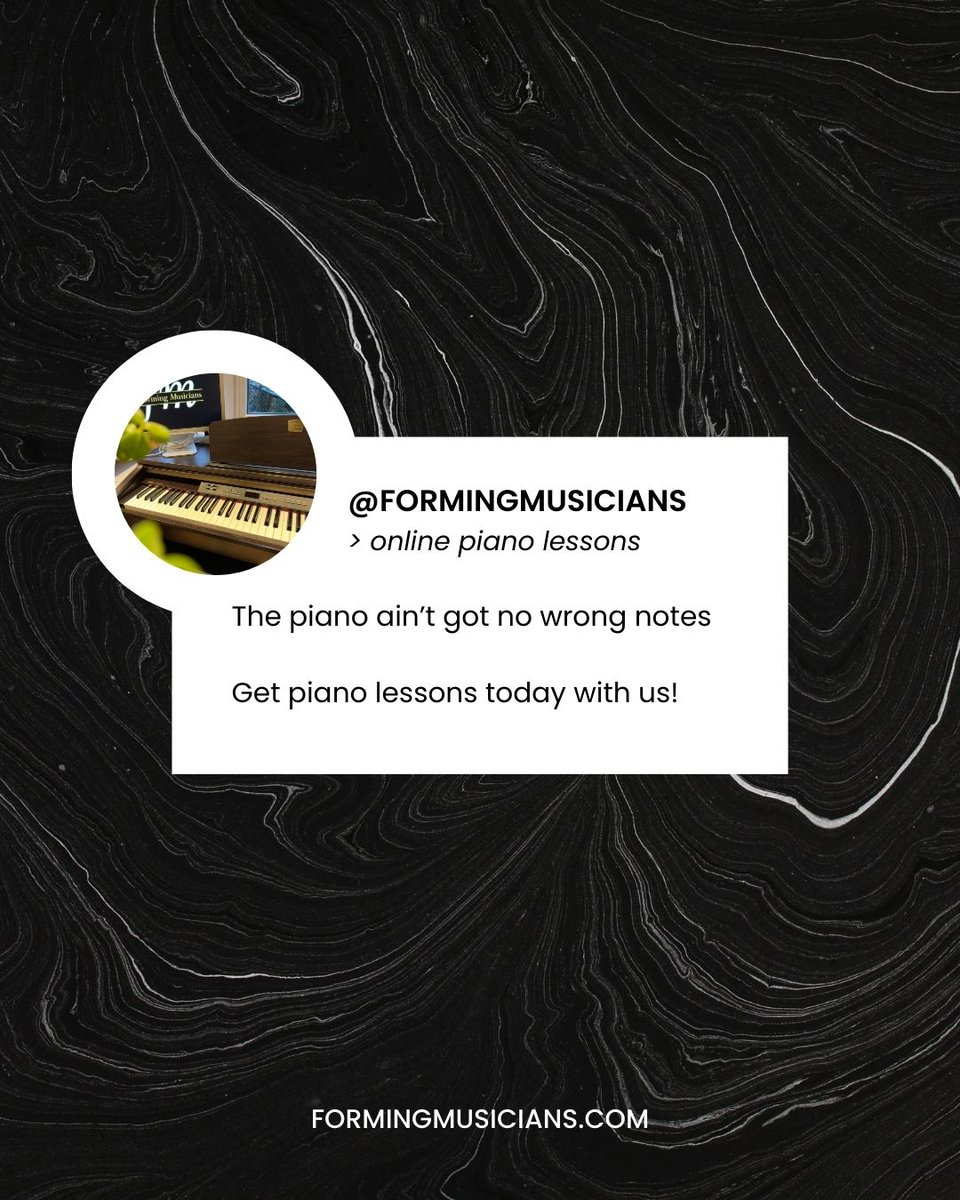 FormingMusic's tweet image. Online piano lessons are a convenient and flexible way for students to learn piano. Instead of having to travel to a physical location, students can take lessons from the comfort of their own home. 

#pianolessons #pianolessonsforkids #pianolessonsforbeginners #onlinepianolessons