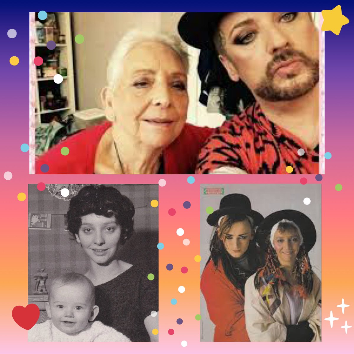 ✨ It’s Diane (Christina, @BoyGeorge’s mother)’s birthday today! Happy Birthday, wonderful lady! ❤️