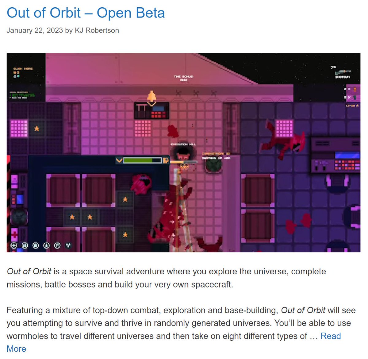 Thanks! alphabetagamer.com for featuring Out of Orbit on your website!

I need more beta testers!
Interested?

Sign up below!
store.steampowered.com/app/1859990/Ou…

#gamedev #indiedev #indiegame #indiegames #indiegaming #betatesting #betatesters #testmyapp #apptesting #mobileapptesting