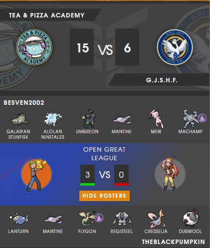 Another 3-0, another bout secured. GGs <a href="/GJSHF_faction/">Girls Just Swanna Have Fun</a>, good luck with the rest of the cycle! <a href="/EMEAFactions/">EMEA Factions</a> ☕️🍕