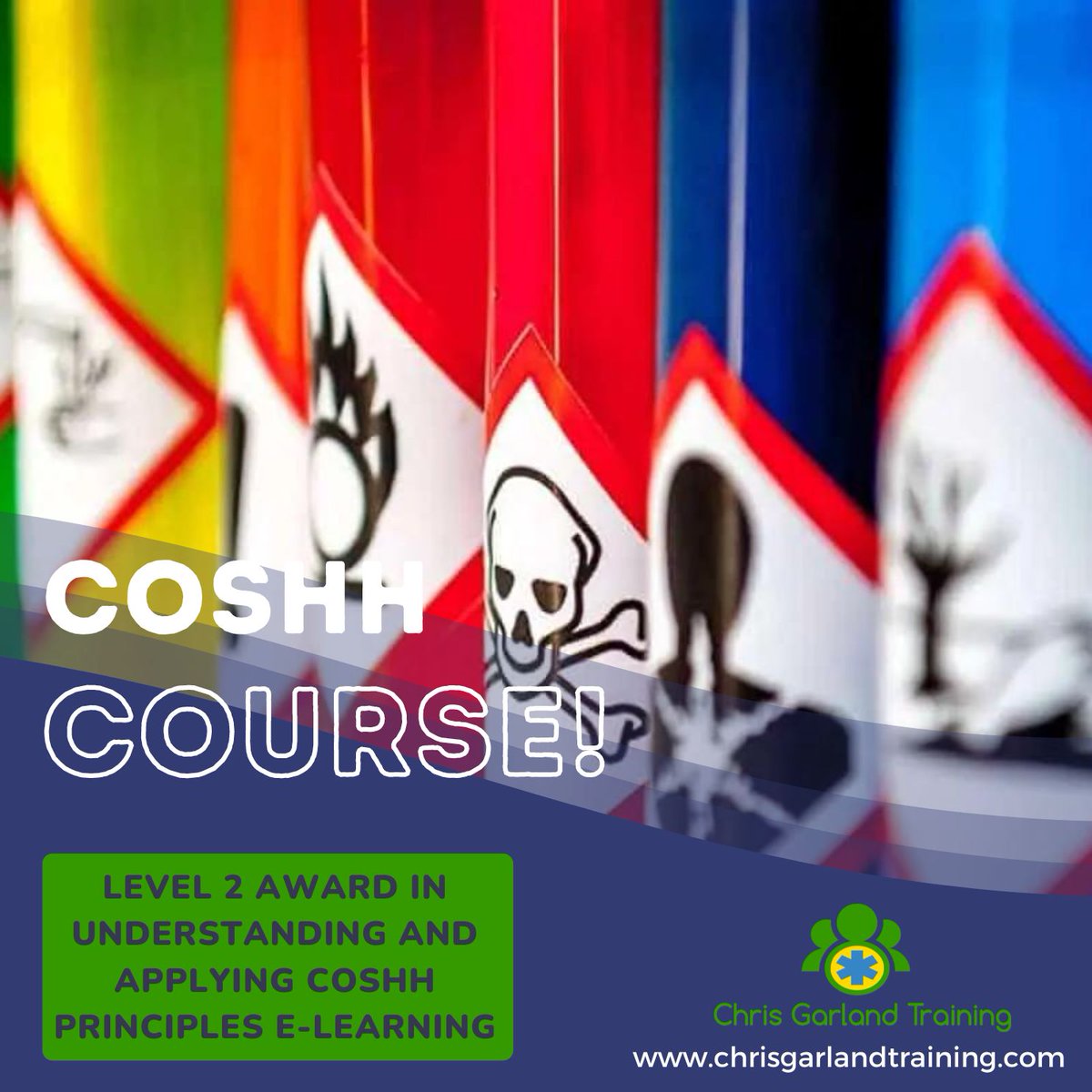 GarlandTraining's tweet image. One of our featured courses this is month is the Level 2 Award in Understanding and Applying COSHH Principles E-Learning. This new, flexible online video-based course filmed on-location covers the latest COSHH regulations. Find out more here: chrisgarlandtraining.co.uk/courses/level-… #CoSHH