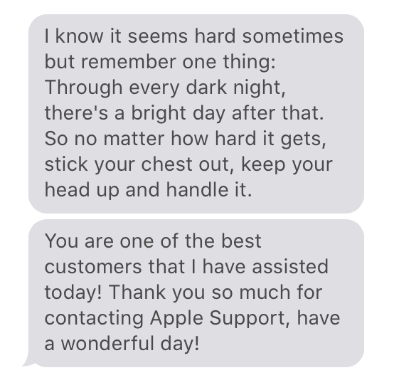 AliMeehanSpain's tweet photo. MACs own special brand of love this morning when you report a problem with your mail to their #supportdesk ... https://t.co/HE0qCMkKH0