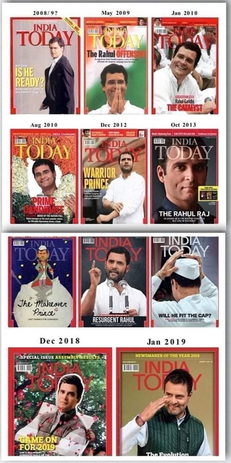 rishibagree's tweet image. Another launching ceremony of Rahul Gandhi by India Today