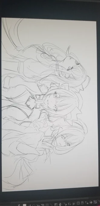 描いてなくはないのよ…??? 