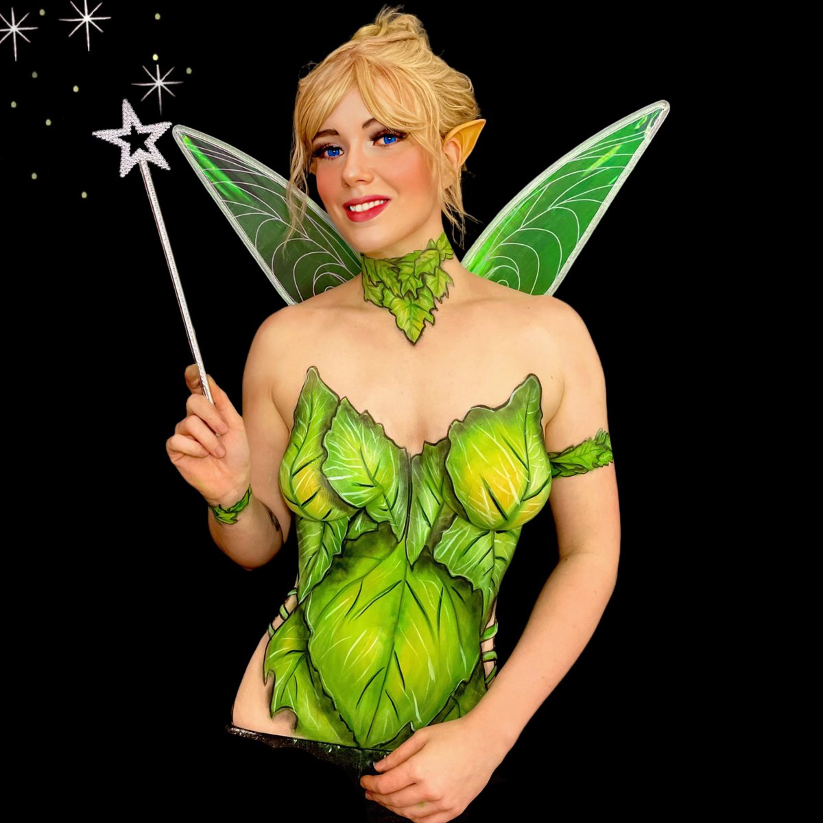 Tinkerbell Body Paint by Deli Kate r/tinkerbabes