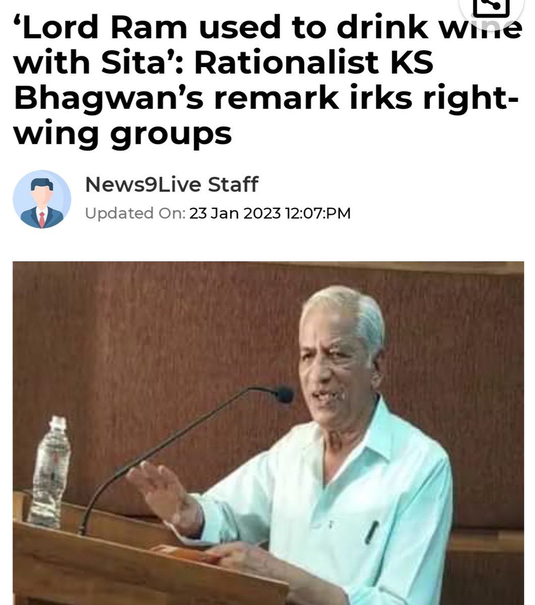 ms_hjs's tweet image. Anti hindus have long been habitually offending Hindus and the Hindu faith by making comments, insulting remarks and often even blatantly derogatory depictions in the name of ‘freedom of expression’...
#Arrest_KSBhagwan