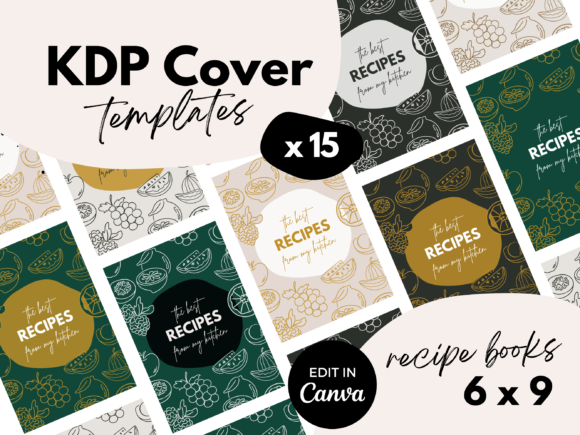BookTweeter's tweet photo. [Creative Fabrica] Recipe Book Covers X15 ♥ Canva Template https://t.co/4z5NQ9TL3y [referral link] #beyourowndesigner https://t.co/8flgG7Q5M0
