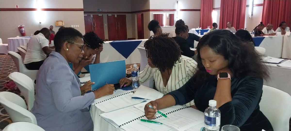 BW_FETP's tweet photo. The Botswana FETP conducted the 2nd workshop for FETP-Frontline cohort 2 participants from January 16 - 20, 2023. The participants presented surveillance summary reports, case investigations and data quality audit findings. https://t.co/445jSMeBpD
