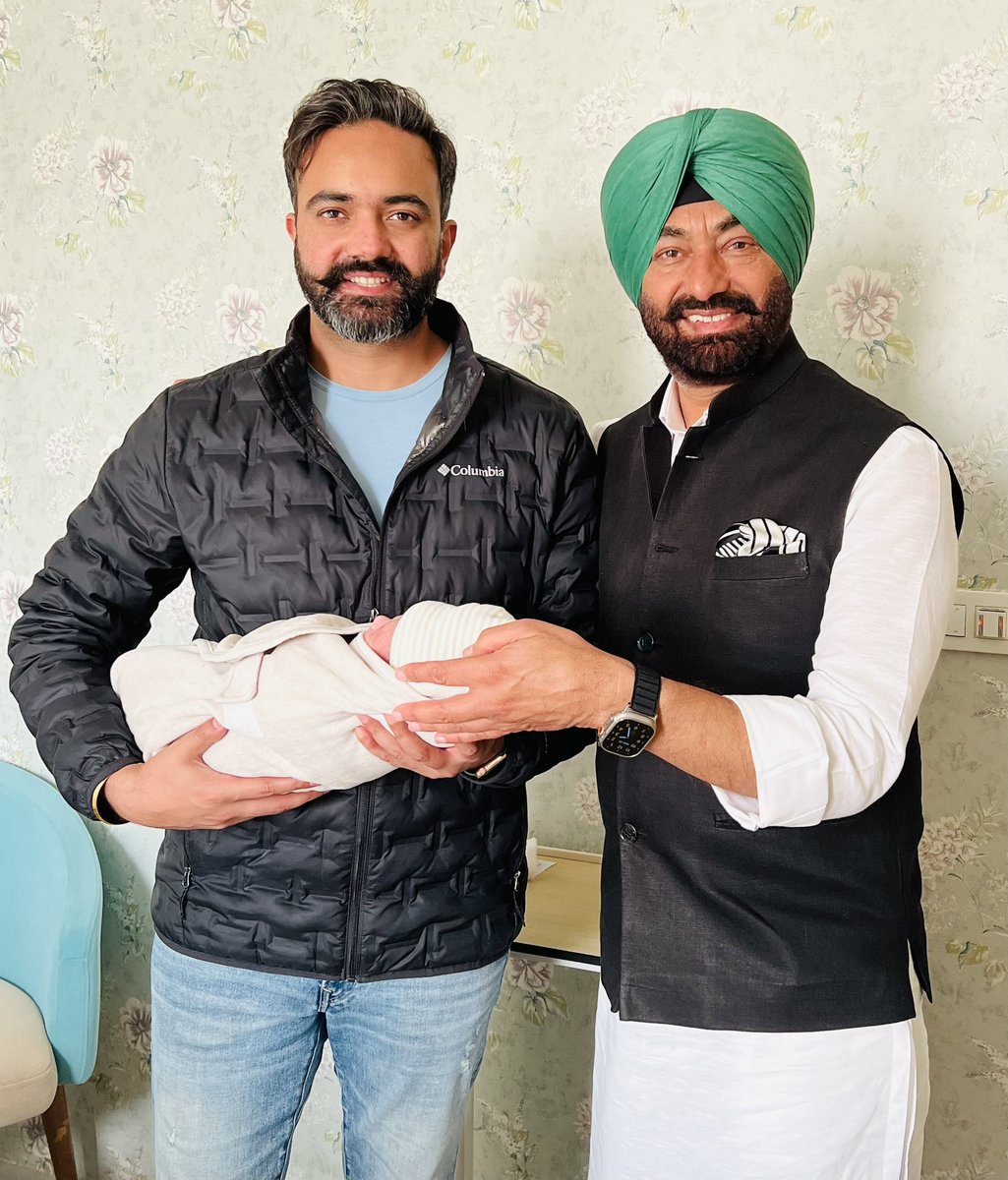 SukhpalKhaira's tweet photo. I’m elated to announce the arrival of my grandson Aadar Singh son of Mehtab Singh Khaira Advocate. I pray to almighty waheguru for his well being and his growth as a good kind human being. My heartfelt thanks to all of you for your good wishes-Khaira https://t.co/Nvxbu6JYMZ