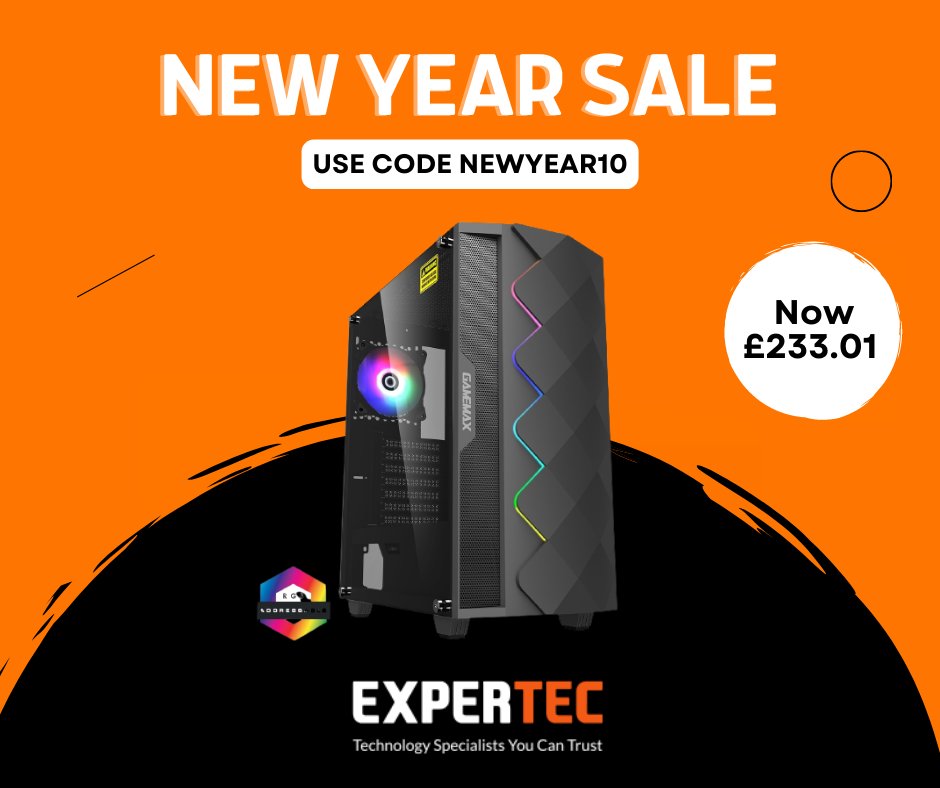 ExpertecUK's tweet image. With this cool Core i5 Commando Gaming PC Computer Wifi 500GB HDD 8GB RAM 2GB GT1030 Graphics - Windows 10, you'll never be bored! 

Featuring: 
👉GameMax Diamond Case 
👉500GB HDD Capacity 
👉1 Year Warranty 

Use code: NEWYEAR10 

Shop now: expertec.co.uk/refurbished-ga… 

#GamingPC