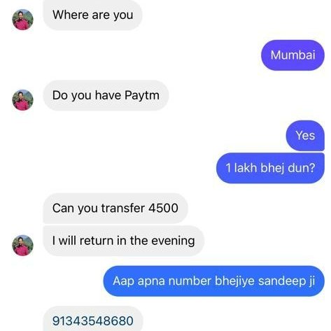 SANDEEPmohan_'s tweet image. FRAUD ALERT
कुछ लोग मेरे बारे में झूठी ख़बर यूट्यूब पर और अख़बार में छाप कर लोगों की सहानुभूति का नाजायज़ फायदा उठा नकली आईडी से पैसे मांग रहे हैं।
913435 48680 मेरा नम्बर नहीं है
I DON&apos;T NEED FINANCIAL HELP.I ONLY NEED YOUR GOOD WISHES
#MumbaiPolice
#MUMBAIPOLICECYBERCRIMECELL