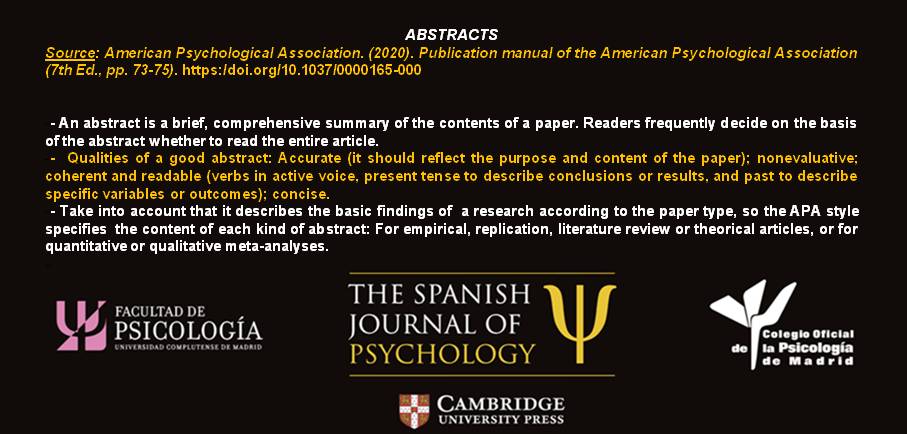 Spanish_PsyJour's tweet image. #InstructionsForAuthors

1⃣3⃣ #Abstracts: What are the #Qualities of a good abstract to #Attract readers instead of scaring them away from the #Articles? 
What #Types of abstract are there?