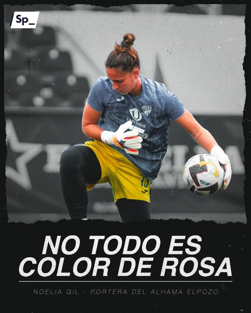 Hoy publicamos un testimonio muy especial. El de <a href="/NoeliaGilPerez1/">Noelia Gil Perez</a>, guardameta del <a href="/AlhamaElPozo/">Alhama ElPozo</a>. 

Una carta donde se abre en canal, expresando sus miedos. Donde habla sobre esa línea tan fina entre el éxito y el fracaso. Porque no todo es color de rosa.

spherasports.com/no-todo-es-col…