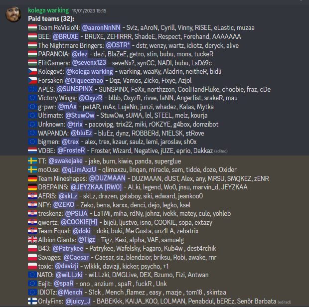 qLimAxzU (@idhfredrik) on Twitter photo Today <a href="/FPSChallenge/">FPSChallenge.eu</a> Call of duty 4 Winter League 2023 Starts🏆
We play NATO tonight @ 21.30 CET
GL to all the 32 teams 🙏
discord.gg/uKszMThrUs
It is also free to play nowdays 👇
cod4promod.eu/how-to-install…
You can play Ladder games & soloque here 👇
fpschallenge.eu Today <a href="/FPSChallenge/">FPSChallenge.eu</a> Call of duty 4 Winter League 2023 Starts🏆
We play NATO tonight @ 21.30 CET
GL to all the 32 teams 🙏
discord.gg/uKszMThrUs
It is also free to play nowdays 👇
cod4promod.eu/how-to-install…
You can play Ladder games & soloque here 👇
fpschallenge.eu