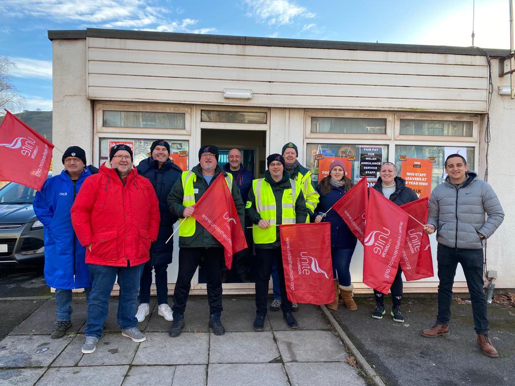 #StrikeDay #OfficialPicket #PortTalbot @unitetheunion @michaela_rivers @UniteWales #SupportTheStrike