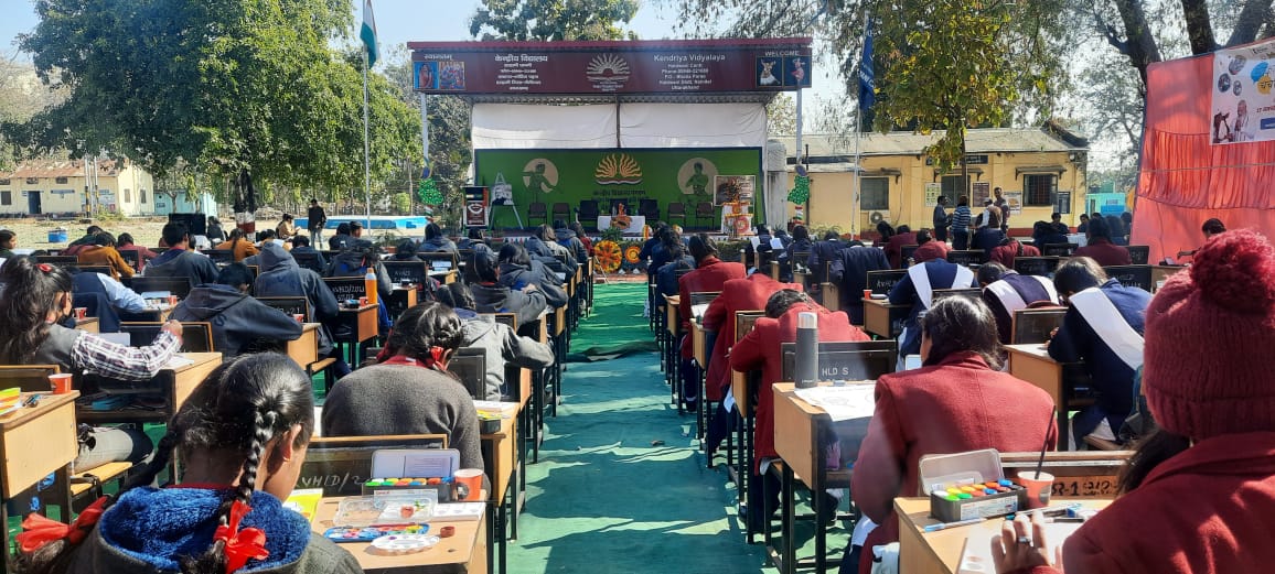 KendriyaShift's tweet photo. #PPC2023 #ParakaramDiwas 
on spot drawing and painting competition https://t.co/nKKboBVzxp