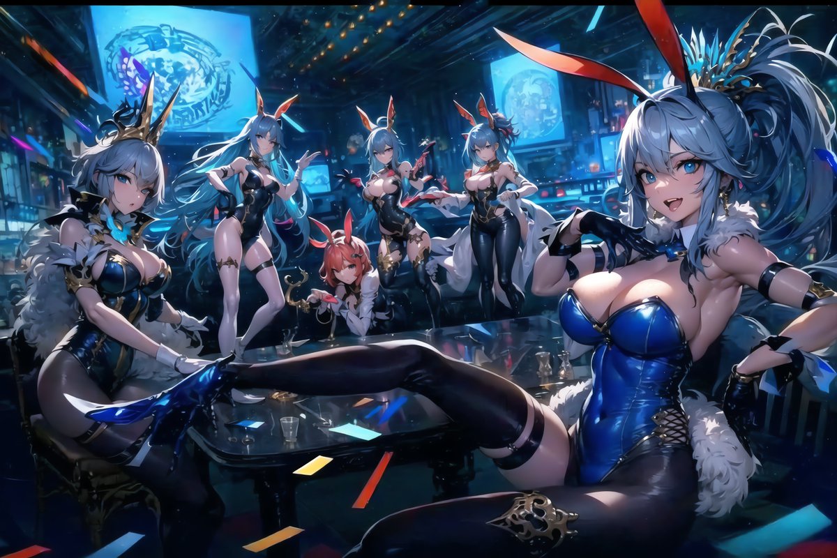 ai_chan_1111's tweet photo. バニーガールのたまり場
Bunny girl hangout
AIイラスト https://t.co/CoodsqV7Ic