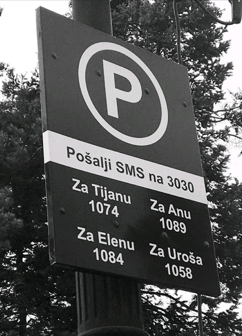 Umesto poruka za parking šalje se poruka za bolesnu decu. Arilje je u pitanju i stvarno svaka čast. Ovo treba da ima u svakom gradu.❤️