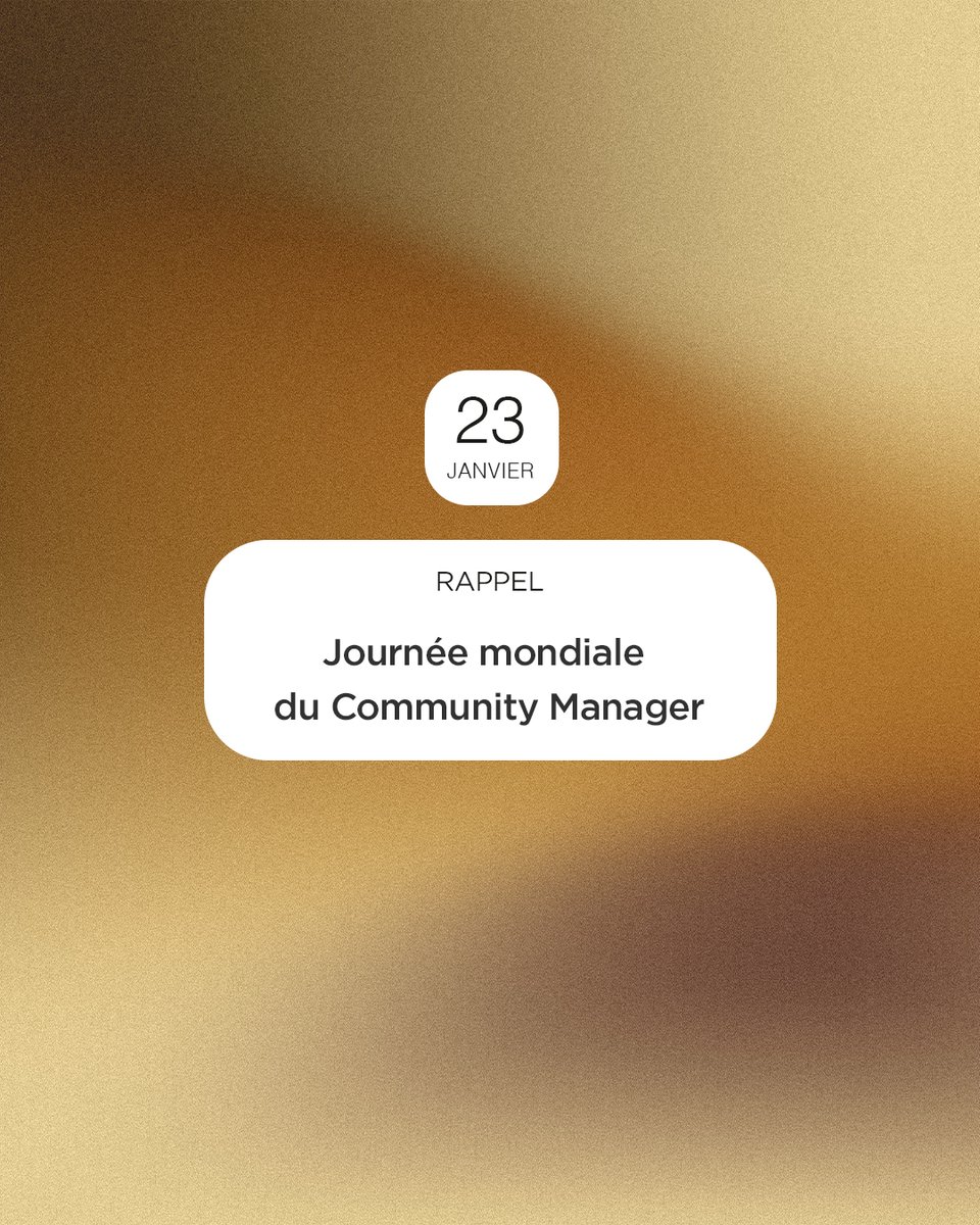 Bonne fête à tous les Community Managers ou CM pour les intimes !

#cmappreciationday #cmday #communitymanagers #reseauxsociaux #smo #agencekarma #agencedecommunication #nicecotedazur