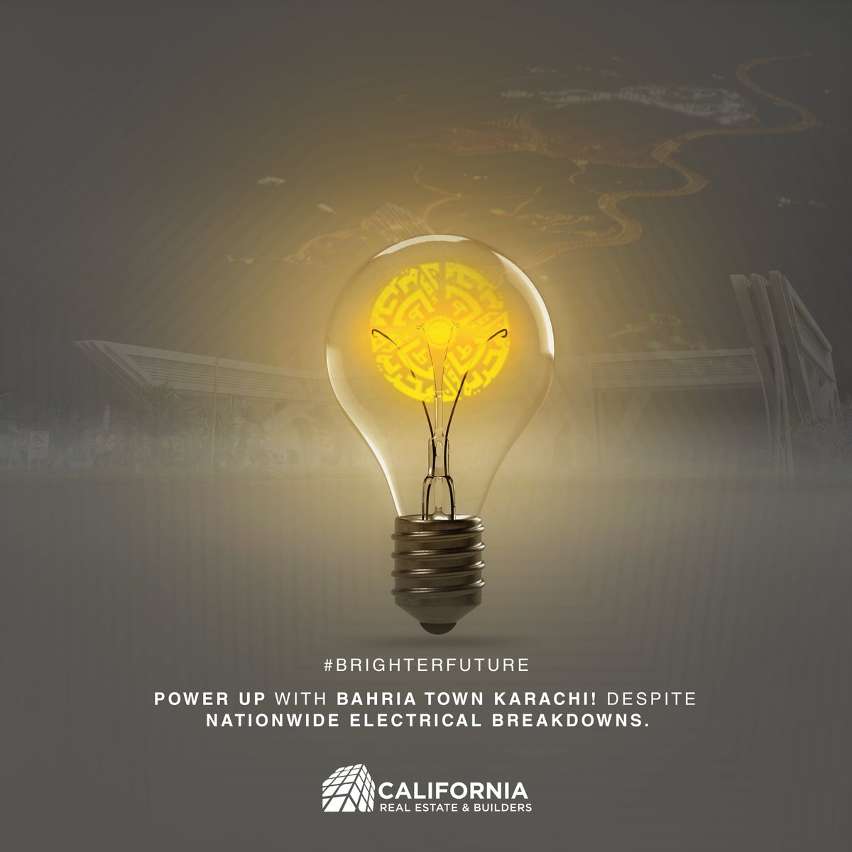 Power up with Bahria Town Karachi! 
#BahriaTownKarachi #PowerUp #loadshedding #LoadsheddingUpdate #ReliableCommunity #ElectricityShutDown #powerbreakdown #nolight #karachi #californiarealestateandbuilders #breakingnews  #poweroutrage #nationalgrid