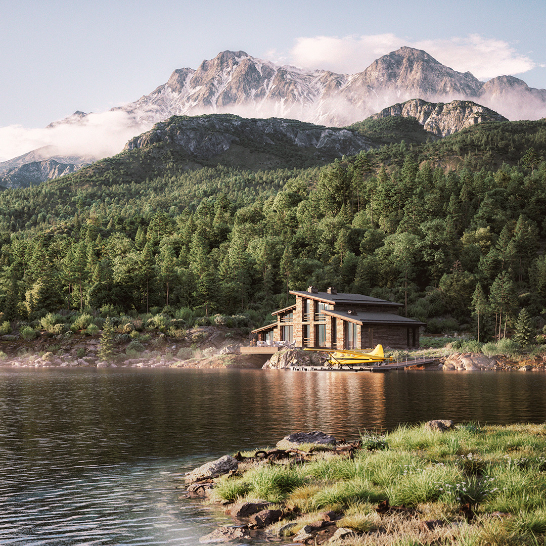Immersive. The sun is setting, casting a warm golden light over the Secret Lakeside. The water is calm and serene, with only a few gentle ripples to break the surface. 

#DEDON #SpiritOfPlace #SecretLakeside #ComingSoon