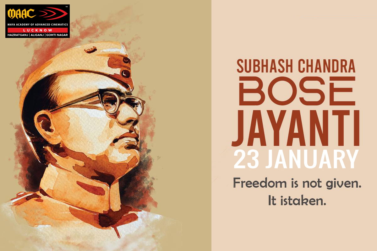 LucknowMaac's tweet photo. Nation remembers great freedom fighter Netaji Subhas Chandra Bose on his birth anniversary today. It was on this day in 1897, that Neta Ji was born in Cuttack, Odisha. The day is being celebrated as #ParakramDiwas , #NetajiSubhasChandraBoseJayanti
#MaacLucknow https://t.co/gNn3e06rVG
