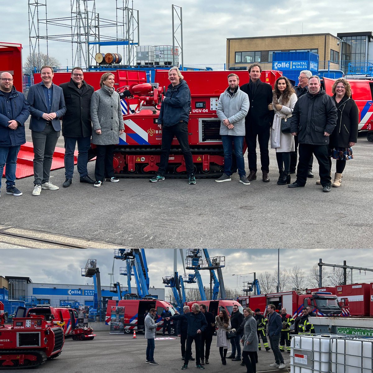 VVD uit omgeving samen met 2e kamerlid VVD Ingrid Michon op werkbezoek. O.a. gesproken over verouderde methodiek van bedrijfsbrw aanwijzingen. Wanneer deze methodiek wettelijk niet wordt gemoderniseerd gaat dit op termijn negatief effect hebben op de slagkracht van de GB.