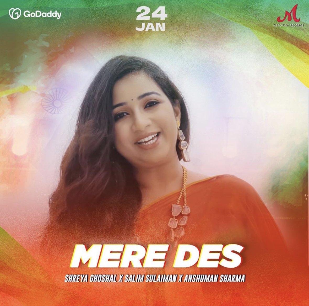 First song of the year.
#MereDes
#ShreyaGhoshal x #SalimSulaiman