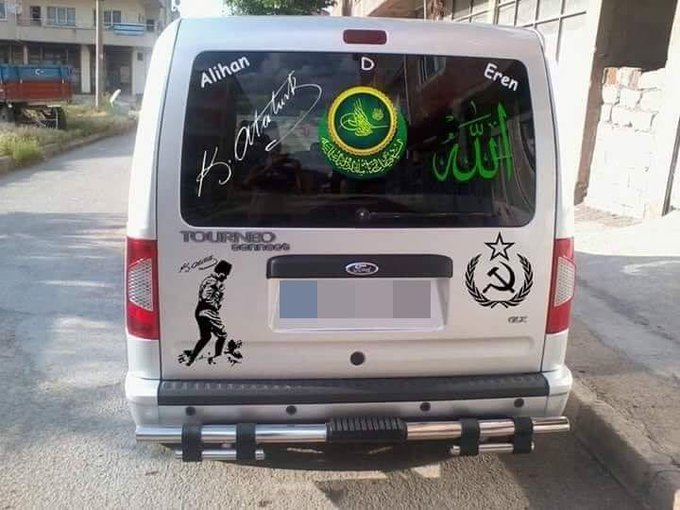 #borsa 6 lı masanın makam arabası :)