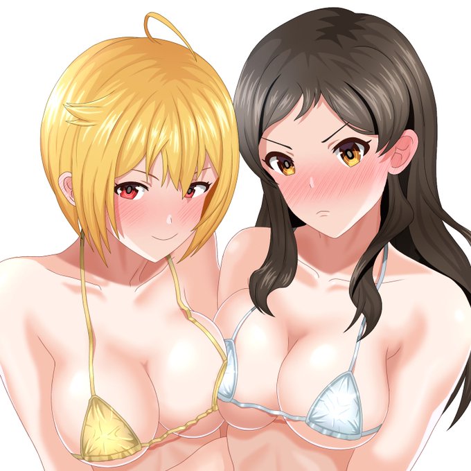 #ミリエロ1○歳でB85とB83!?!?!?!?推定FカップとEカップ!?!?!?1○歳!?!?J○!?!?エッッッッ 