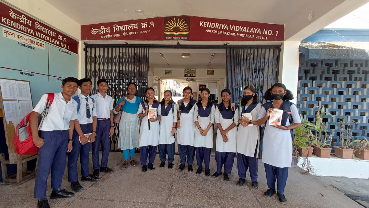 JnvSouth's tweet photo. Painting competition on PPC at KV Port Blair. Ten students participated today.4 among top 10 https://t.co/DHMSGwmcWE