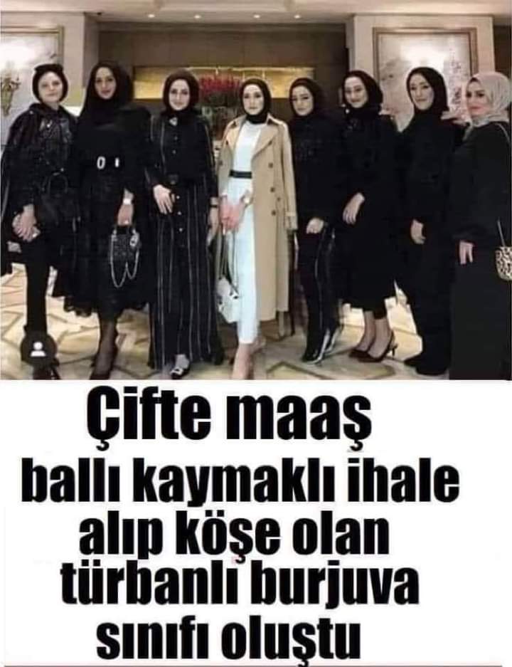 Her koşulda mağdur olmaktan kendini alamayan türbanlı bacılar az kaldı.. size ayrılan sürenin sonuna geldik artık. #ÖmrümüzüYedinAKP