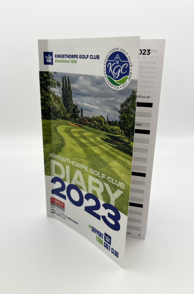 PUR Bound Diary for Kingsthorpe Golf Club ⛳️- it’s great to work with local businesses #supportinglocalbusiness #keepitlocal #digitalprinting #supportsmallbusiness #bespoke #futureprintnpton