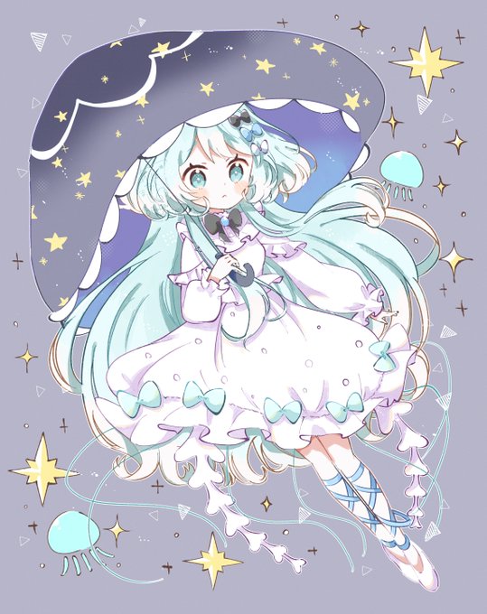 「jellyfish white dress」 illustration images(Latest)