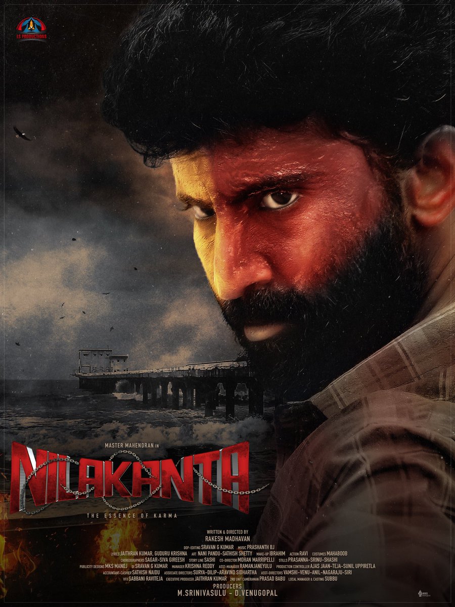 Looks fabulous and riveting! Extremely happy to reveal the first look of my dear brother <a href="/Actor_Mahendran/">Master Mahendran 🔱</a>'s #Neelakanta. My heartiest wishes for the film's grand release 
<a href="/lsproductionss/">LS PRODUCTIONS</a>
<a href="/Rakeshmadha1/">Rakesh Madhavan</a>
<a href="/FilmmakerSravan/">Sravan Filmmaker</a>
@PrashuBj
@jaithrantfi
@yashnachowdary7
<a href="/Neha_pathan3/">Neha Pathan</a>