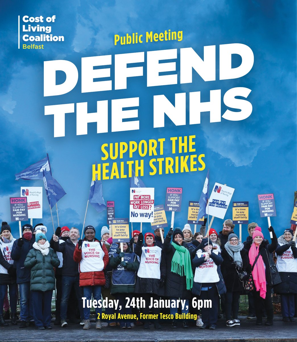 Cost Of Living Coalition Belfast tweet media