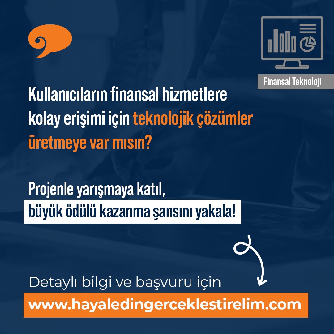 Sosyal inovasyon fikirlerinizi göndererek başvurabileceğiniz yarışmamızın kategorilerini tanıyalım!
Büyük ödülün 50.000 TL olduğu yarışmanın son başvuru tarihi: 
28 Şubat 2023
Başvuru ve detaylı bilgi için: hayaledingerceklestirelim.com
 
#HayalEdinGerçekleştirelim #sosyalinovasyon