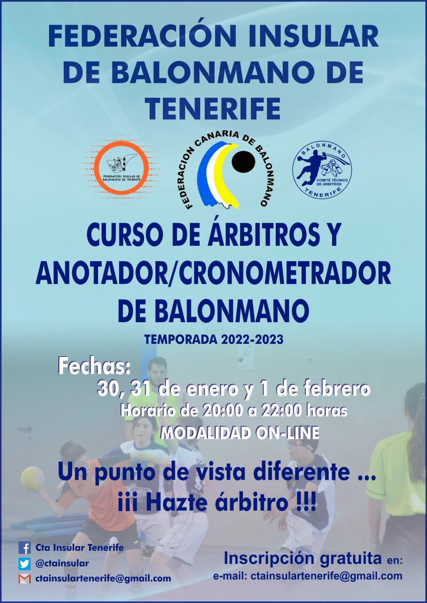 CtaInsular's tweet photo. En breve arrancamos con nuevo curso de árbitro y anotador-cronometrador. Vive nuestro deporte desde otro punto de vista. https://t.co/Ts3NyWKLQZ