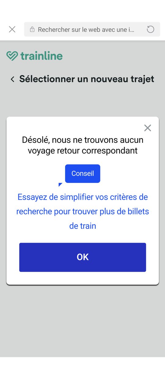 Thibaultsav's tweet photo. @trainline_fr, il est loin le temps de @captaintrain !
Votre nouvelle app ne cesse de bugger et votre service client est catastrophique. Je n'ai pas pu échanger un billet à cause de bugs répétés de VOTRE application. Votre réponse : impossible de me rembourser ou de faire qqch ! https://t.co/zMwag9hVFZ