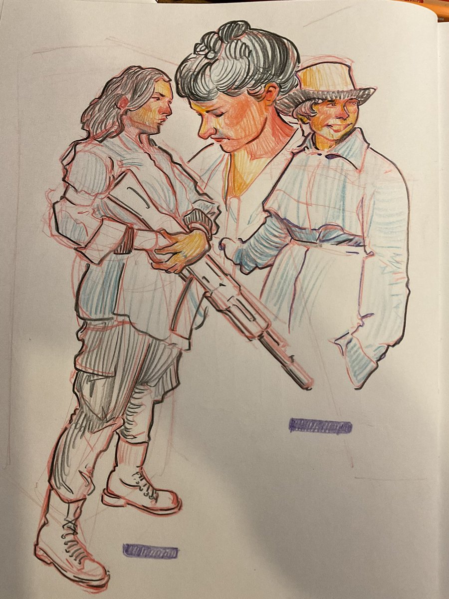 Coloured pencil in sketchbook  
#illustration #sketchbook