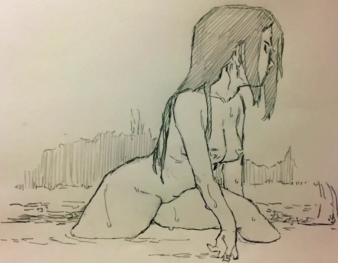 写真を整理したら出てきたむかし描いたらくがきのお気に入りです 