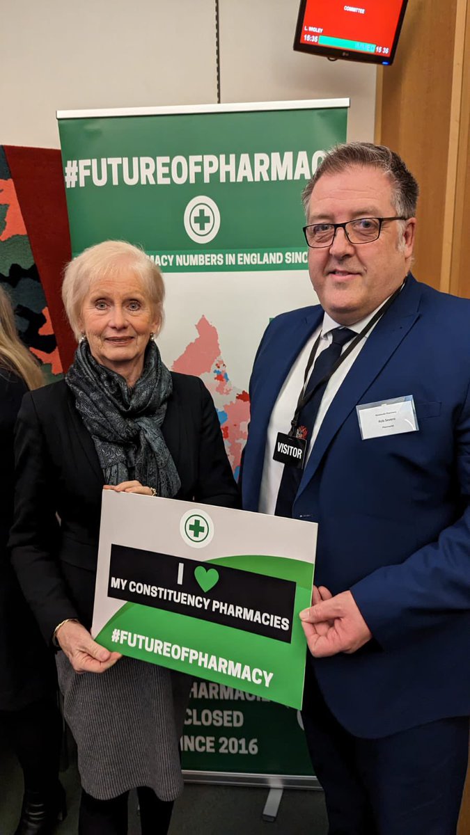 Our frontline pharmacist @iPothecary briefed Baroness Redfern about #IndependentPrescribing, #PharmacyFirst and the urgent need for funding at today’s @APPGPharmacy drop-in