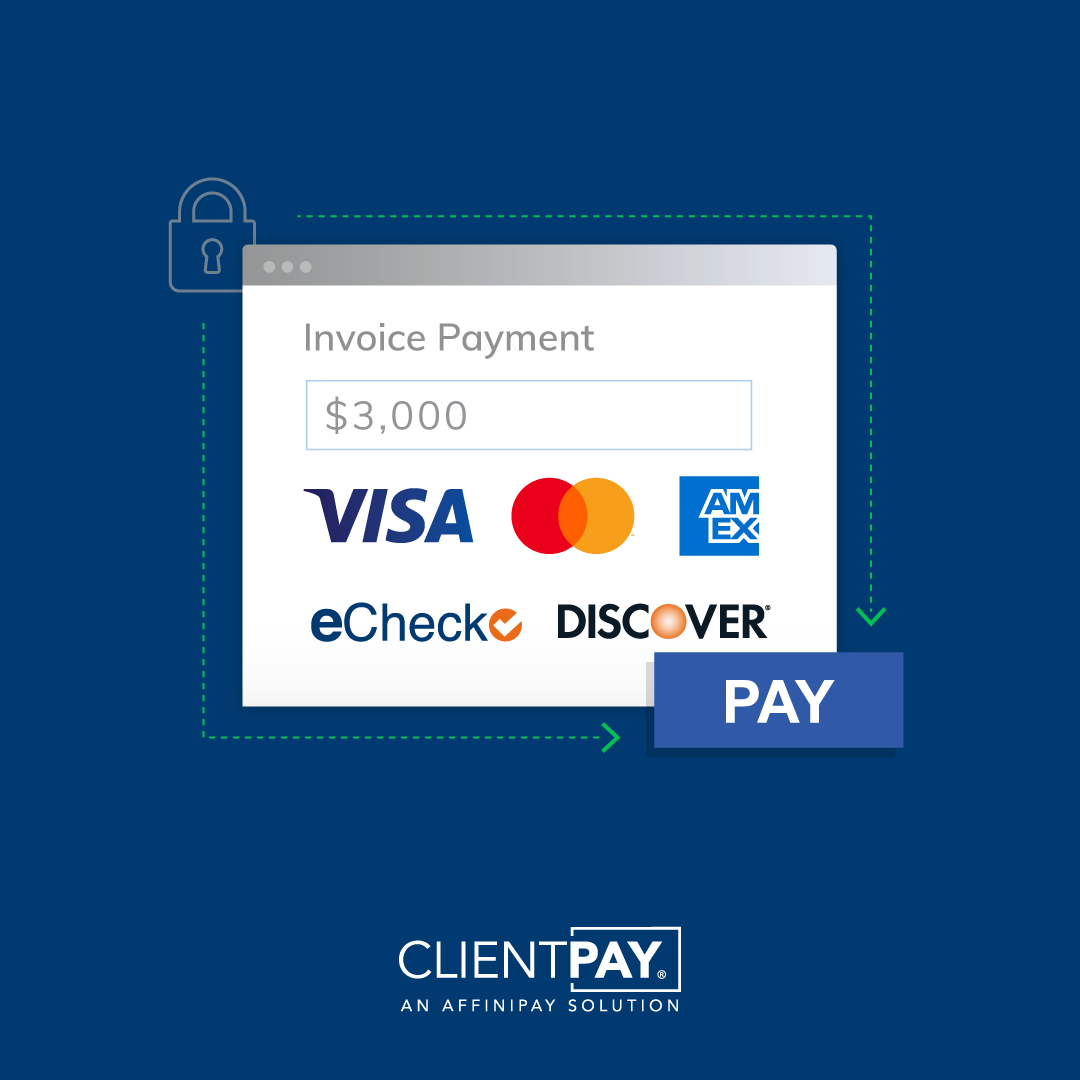 Offer your clients multiple payment options: easily and securely accept all major credit cards and avoid the hassles of paper checks with eCheck payments.

Visit bit.ly/3mMpnqA to see how ClientPay can save you time and money.

#aecindustry  #archdaily #interiordesigner