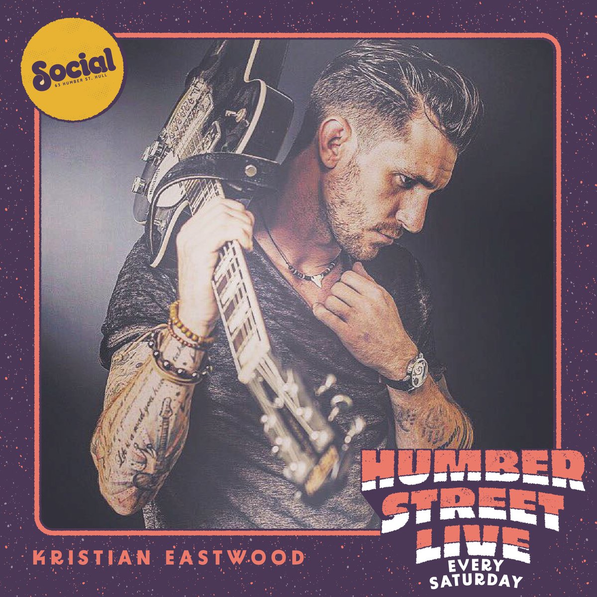 👉 Slam Saturday night in your diary, Humber Street Live is back for an evening of alt-country, rock and pop with these local legends.

📅 Sat Jan 28, 7pm doors, 14+
🎟 £5 adv +bf. Book via: bit.ly/HumberStreetLi…

🟠 <a href="/Mightymoonhull/">Mighty and the Moon</a>
🟠 Bobby Joyce Band
🟠 Kristian Eastwood