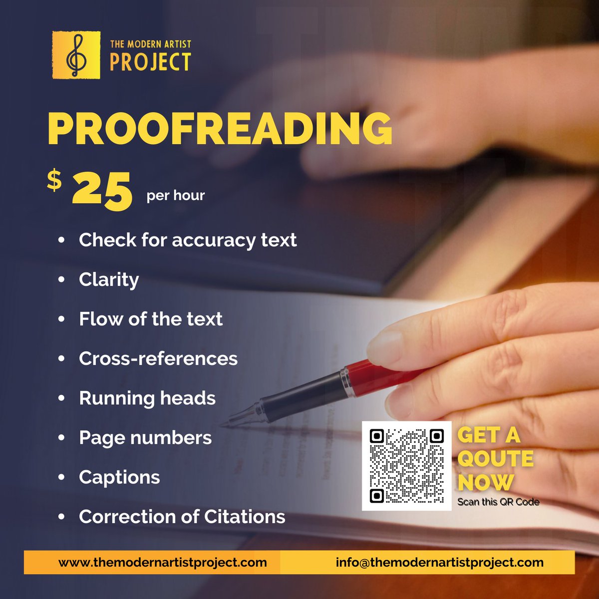 Details matter in the performance arts world. Make sure every aspect of your research is polished and professional with our proofreading services. From page numbers to citation corrections, we've got you covered. Trust us to help you present ... #proofreading #performancearts